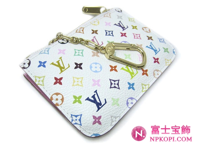 (LOUIS VUITTON)ルイヴィトンコピー モノグラムマルチカラー キーコインケース ポシェットクレ M93734